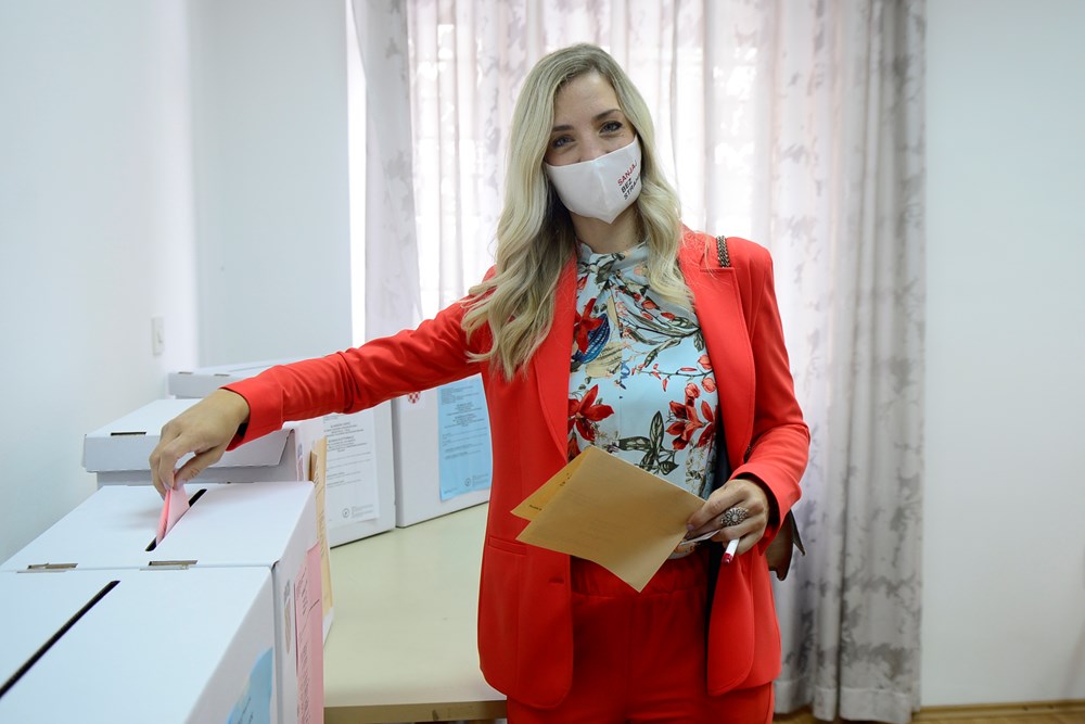 Sanja Radolović, SDP-ova kandidatkinja za gradonačelnicu Pule (Snimio Dejan Štifanić)